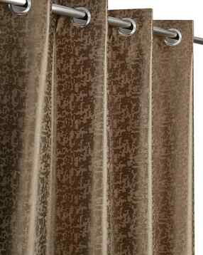 Printed Door Curtain with Eyelets Header - 121.92 cm x 274.32 cm-image-20