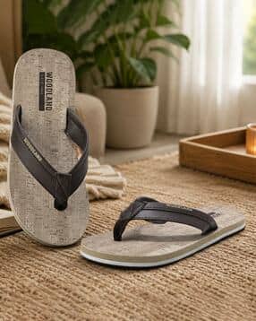 woodland Men Lightweight T-Strap Slippers-picture-38