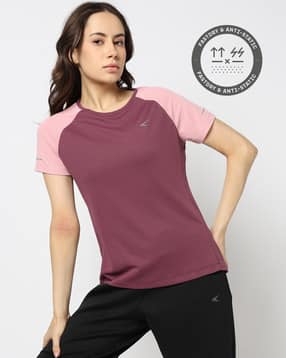 performax Women Color-Block Regular Fit Round-Neck T-Shirt-picture-43