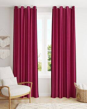 yukany Pack of 2 Door Curtain with Eyelets Header - 121.92 cm x 213.36 cm-picture-6