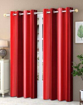 yukany Set of 2 Door Curtain with Eyelets Header-picture-28