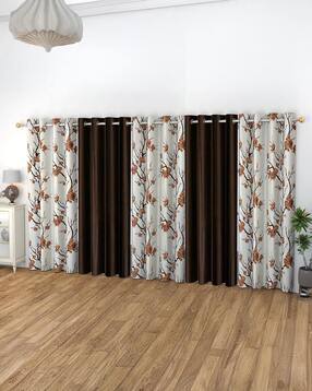 yukany Set of 5 Door Curtains with Eyelets Header-picture-3
