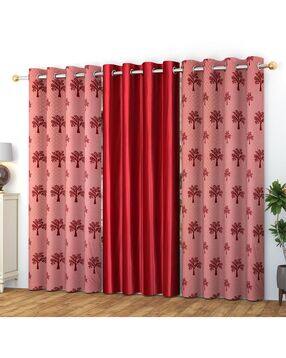 yukany Set of 3 Door Curtains with Eyelets Header-picture-4
