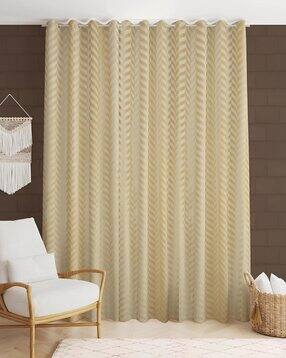 Striped Door Curtain with Eyelets Header - 121.92 cm x 274.32 cm-image-18