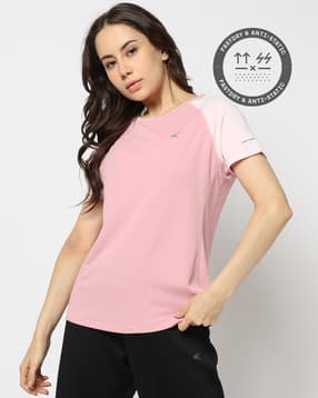 performax Women Colourblock Regular Fit Round-Neck T-Shirt-picture-41