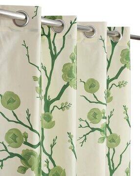 yukany Floral Print Window Curtains with Eyelets-picture-18