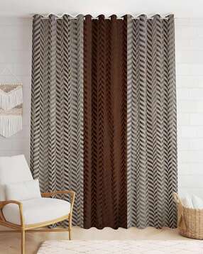 Set of 2 Printed Window Curtains with Eyelets Header-image-34