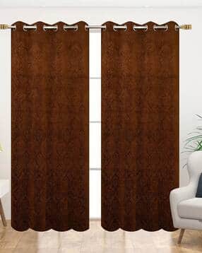 Pack of 2 Printed Window Curtain with Eyelets Header - 121.92 cm x 182.88 cm-image-18