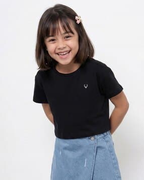 allen solly Girls Regular Fit T-shirt-picture-23