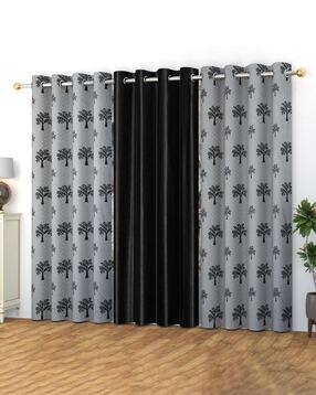 yukany Set of 3 Door Curtains with Eyelets Header-picture-20