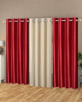 Set of 3 Window Curtain with Eyelets Header-image-19