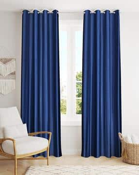 Pack of 2 Window Curtain with Eyelets Header - 121.92 cm x 152.4 cm-image-17