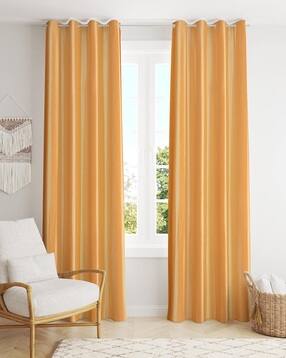 yukany Pack of 2 Door Curtain with Eyelets Header - 121.92 cm x 243.84 cm-picture-11
