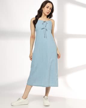 rio Women Strappy Denim Dress-picture-11