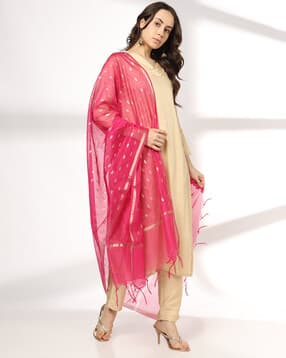 avaasa mix n' match Women Printed Chanderi Dupatta-picture-16