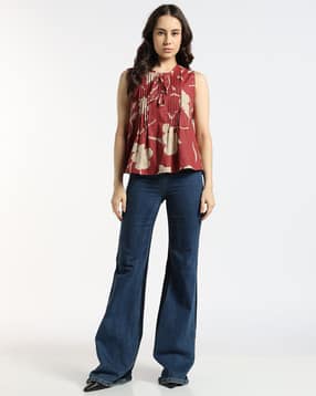 svrnaa by azorte Floral All Over Printed Top-picture-23