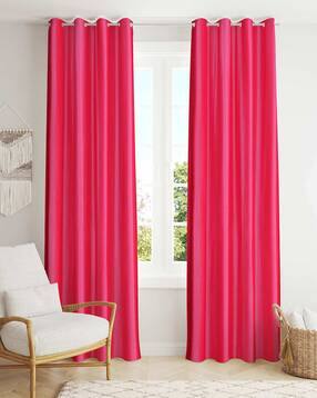 Pack of 2 Door Curtain with Eyelets Header - 121.92 cm x 213.36 cm-image-23