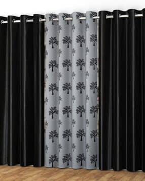 Set of 3 Window Curtains with Eyelets Header-image-15
