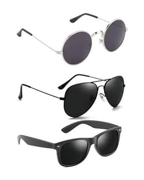 arzonai Unisex Set of 3 UV-Protected Full-Rim Sunglasses-COMBO-007114-picture-24