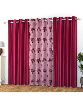 yukany Set of 3 Door Curtains with Eyelets Header-picture-18