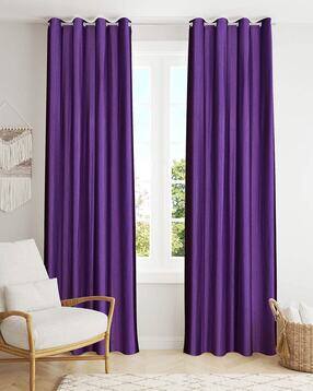 yukany Pack of 2 Door Curtain with Eyelets Header - 121.92 cm x 213.36 cm-picture-28