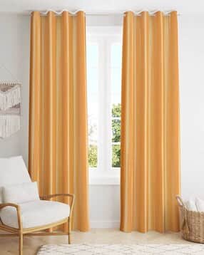 yukany Pack of 2 Window Curtain with Eyelets Header - 121.92 cm x 152.4 cm-picture-25