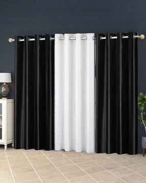 yukany Set of 3 Door Curtain with Eyelets Header-picture-38