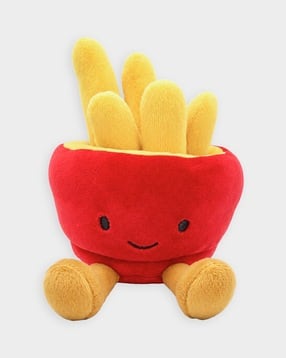 Soft Plush French Toy with Detachable Fries-image-37
