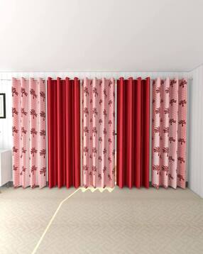 yukany Set of 5 Leaf Window Curtains with Eyelets-picture-19