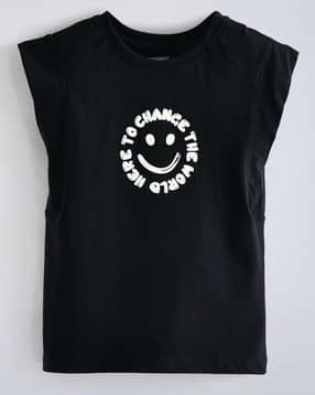 hopscotch Boys Printed Relaxed Fit Round-Neck T-Shirt-picture-26