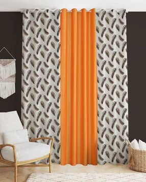 yukany Set of 3 Door Curtains with Eyelets-picture-49