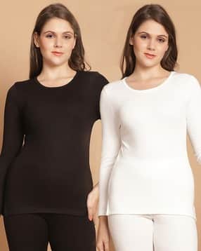 Set of 2 Women Thermal Tops-image-46