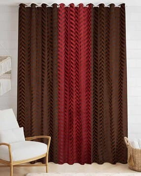 Set of 3 Door Curtain with Eyelets Header-image-26
