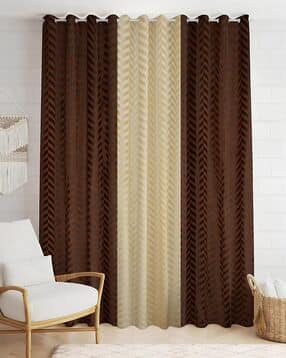 yukany Set of 3 Door Curtains with Eyelets Header-picture-34