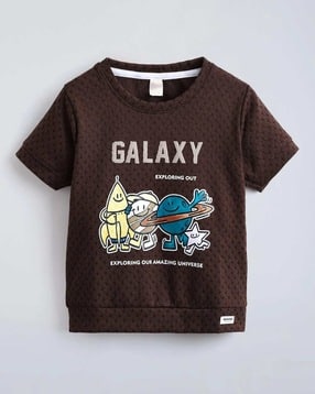 hopscotch Boys Printed Regular Fit Round-Neck T-Shirt-picture-23