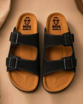 Men Flat Buckle Fastening Sandals-image-21