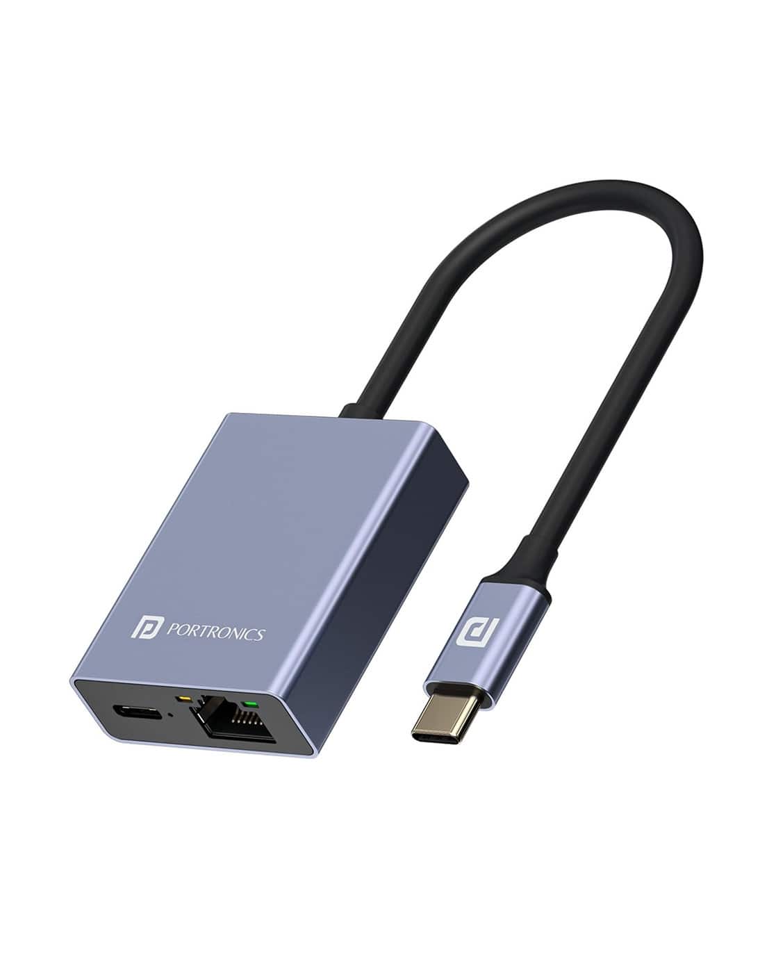 Mport 30M USB Type-C to PD 100W & Ethernet Hub-POR-3037