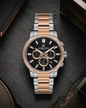daniel klein Men Chronograph Wrist Watch with Push-Button Closure-DK.6.14442-3-picture-48