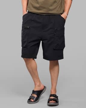 rookies Men Regular Fit Mid-Rise Cargo Shorts-picture-45