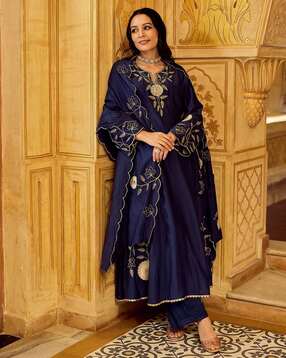 nyrika Women Embroidery Anarkali Kurta Set-picture-14