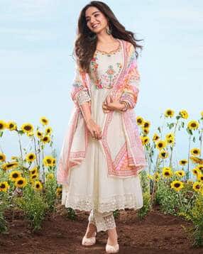 nyrika Women Embroidery Anarkali Kurta Set-picture-52