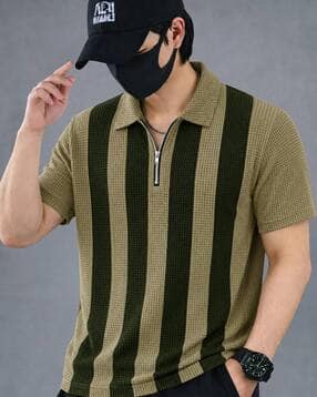 eyebogler Men Striped Regular Fit T-Shirt-picture-40