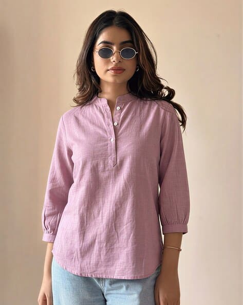 Acai Women Cotton Straight Tunic