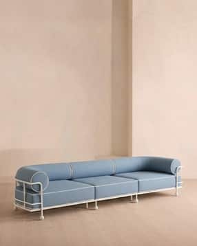 the inside project Three Seater Outdoor Sofa with Stainless Steel Frame-picture-33