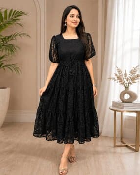 revangi Women Fit and Flare Dress-picture-27