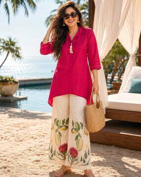 berrylicious Women 2-Piece Tunic & Palazzos Co-Ord Set-picture-27