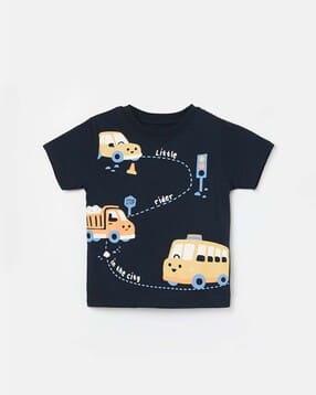 fame forever by lifestyle Boys Graphic Print Regular Fit T-Shirt-picture-16