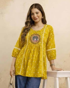 nyrika Women Printed Flared Tunic-picture-36