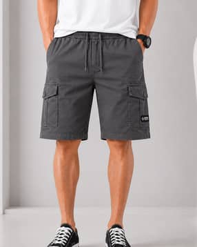 buda jeans co Men Mid-Rise Regular Fit Cargo Shorts-picture-36