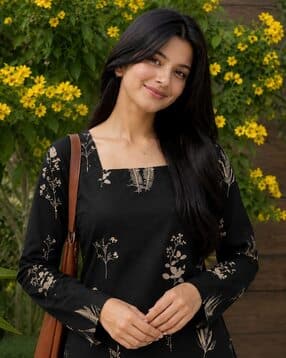 nyrika Women Floral Print Relaxed Fit Tunic-picture-42